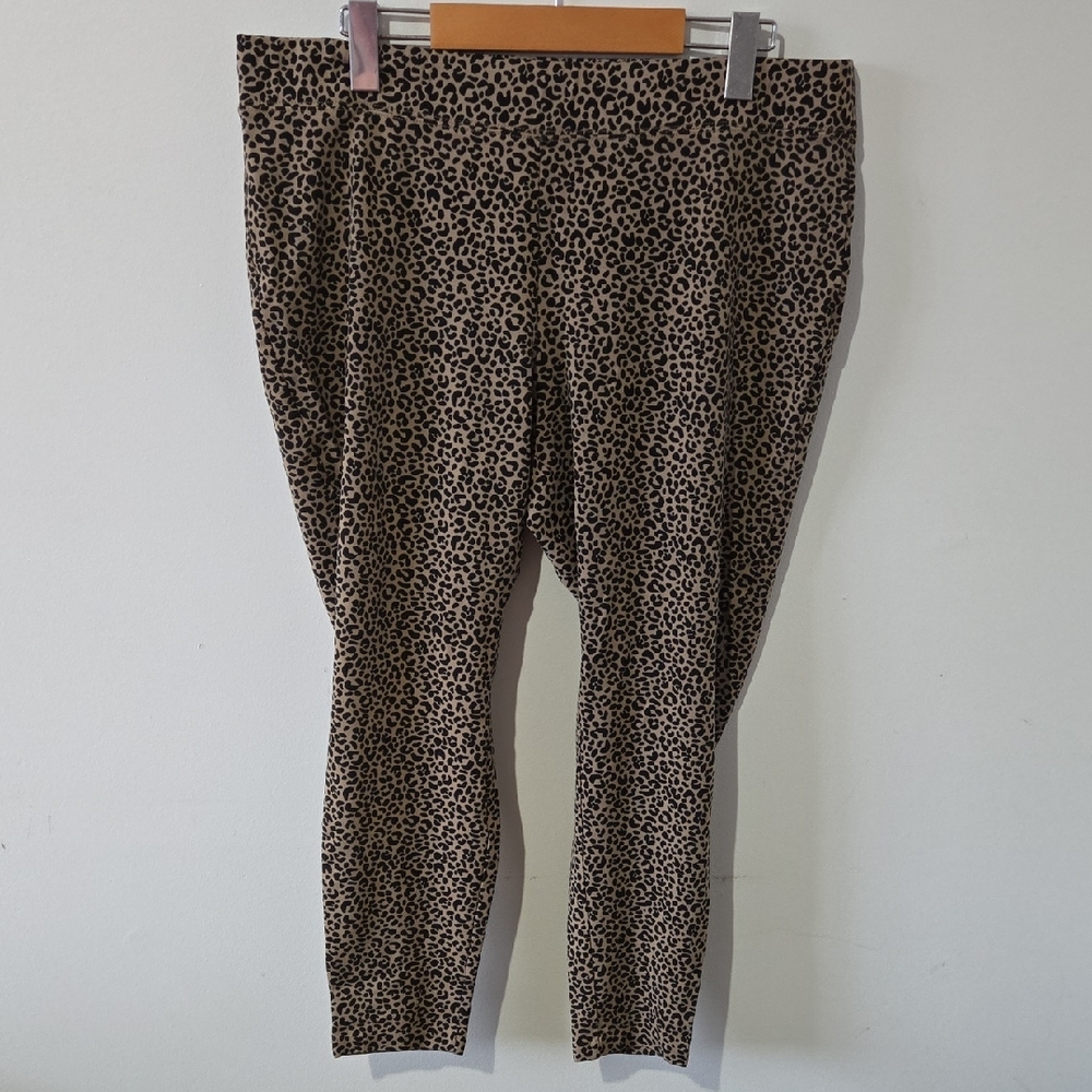 Old Navy Leopard Print Leggings Size Xl